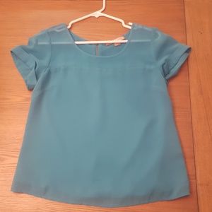 Teal shirt